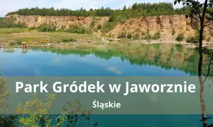 Polskie Malediwy w Jaworznie. Trasa przez Park Gródek zachwyca turkusową wodą i skalnymi ścianami.